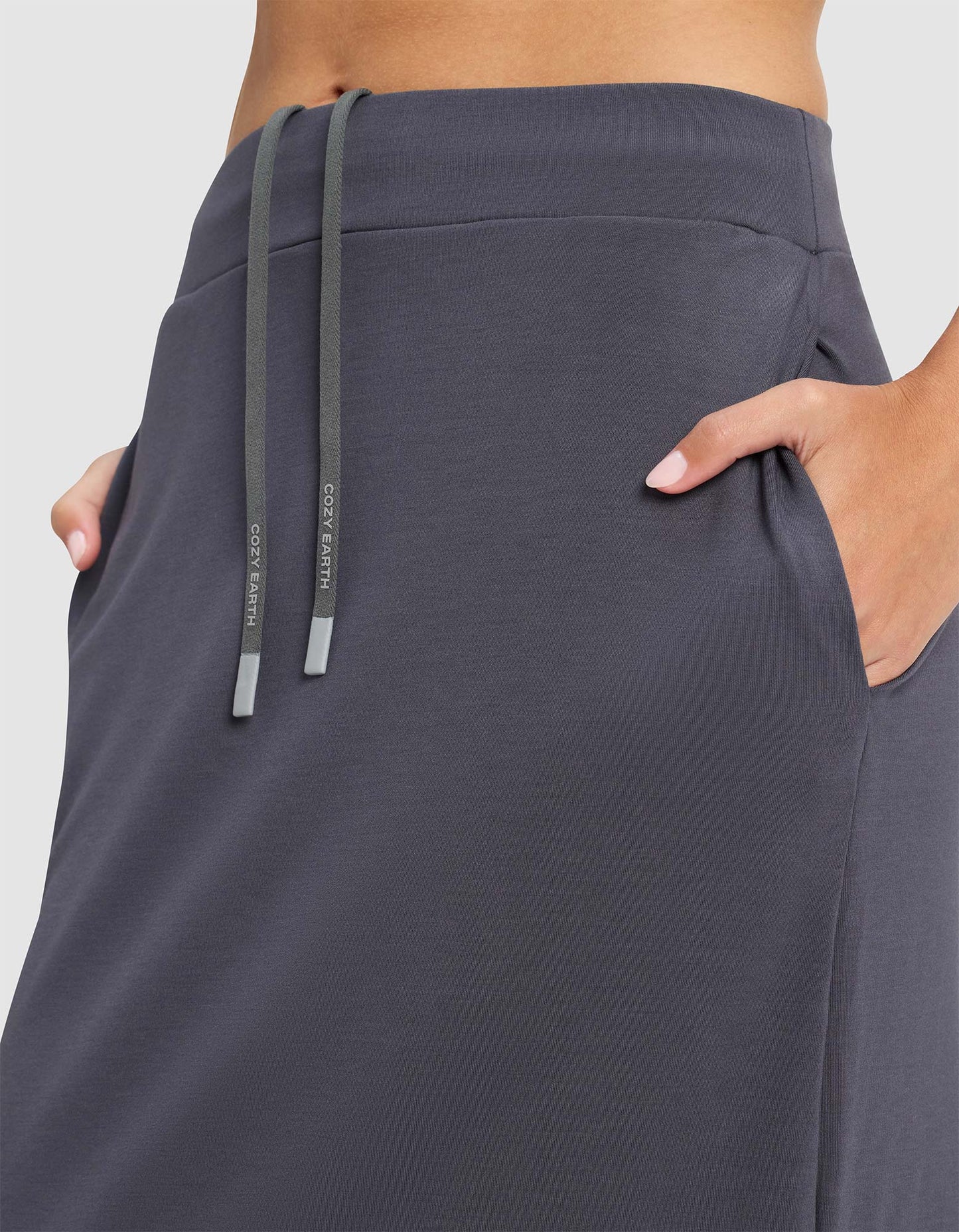 Women's Brushed Bamboo Midi Skirt