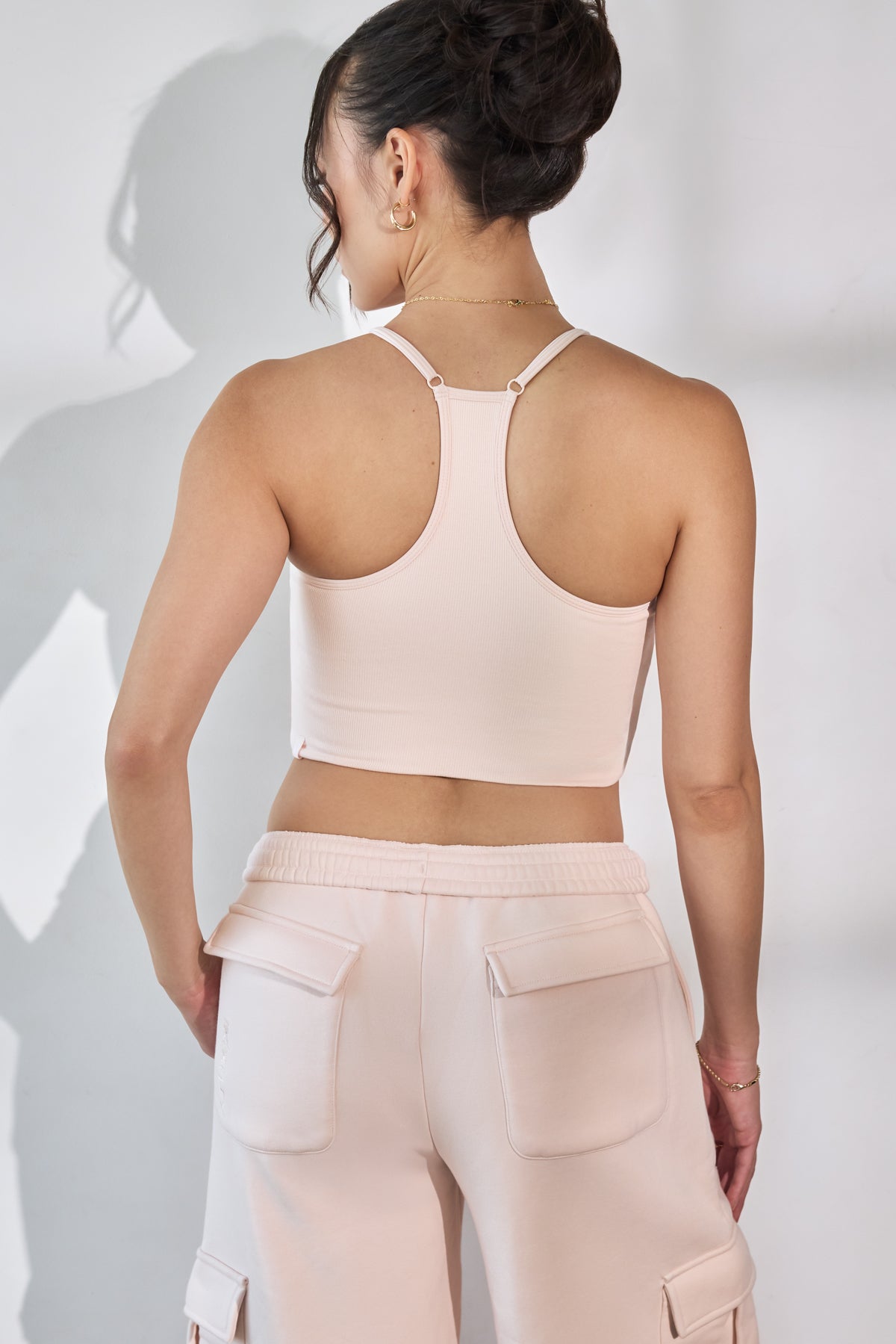 Plié Corset Crop Bralette - Tutu Pink