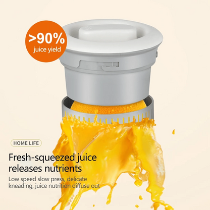 Portable USB Charging Mini Juicer, Fast Squeezer for Orange, Lemon & Grapefruit