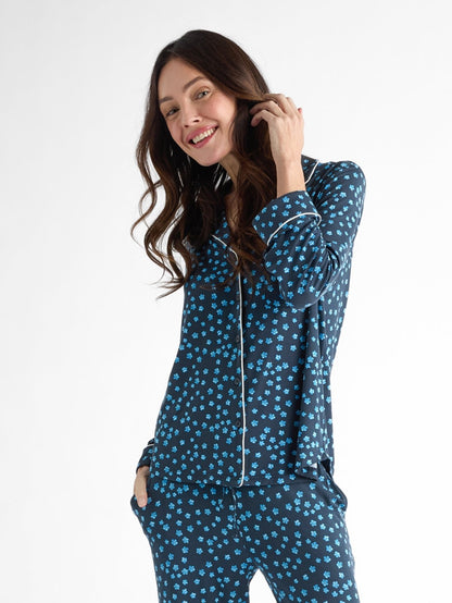 Women's Bamboo Stretch-Knit Long Sleeve Pajama Set - Last Chance