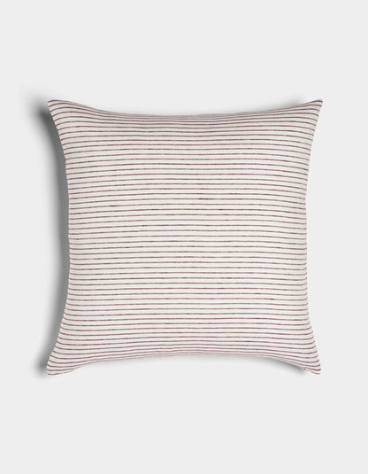 Striped Linen Throw Pillow