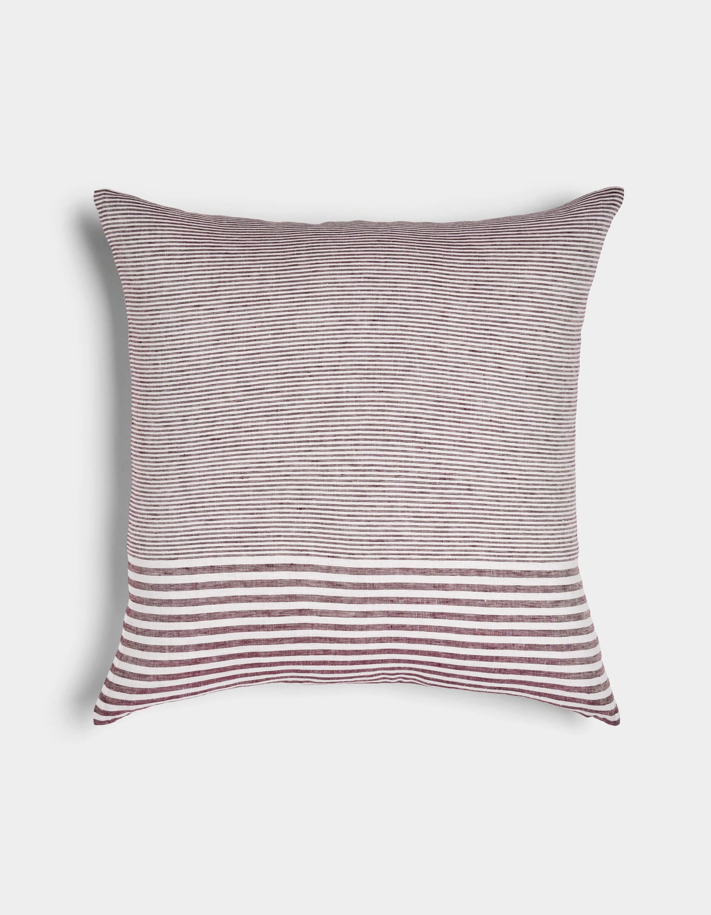 Striped Linen Throw Pillow