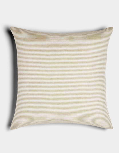 Striped Linen Throw Pillow