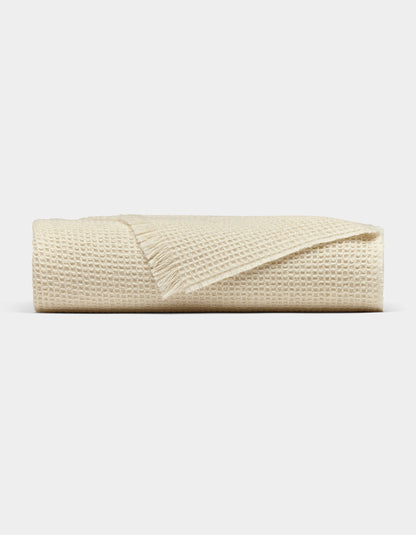 Alpaca Waffle Throw