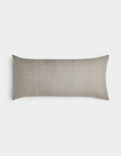 Striped Linen Throw Pillow