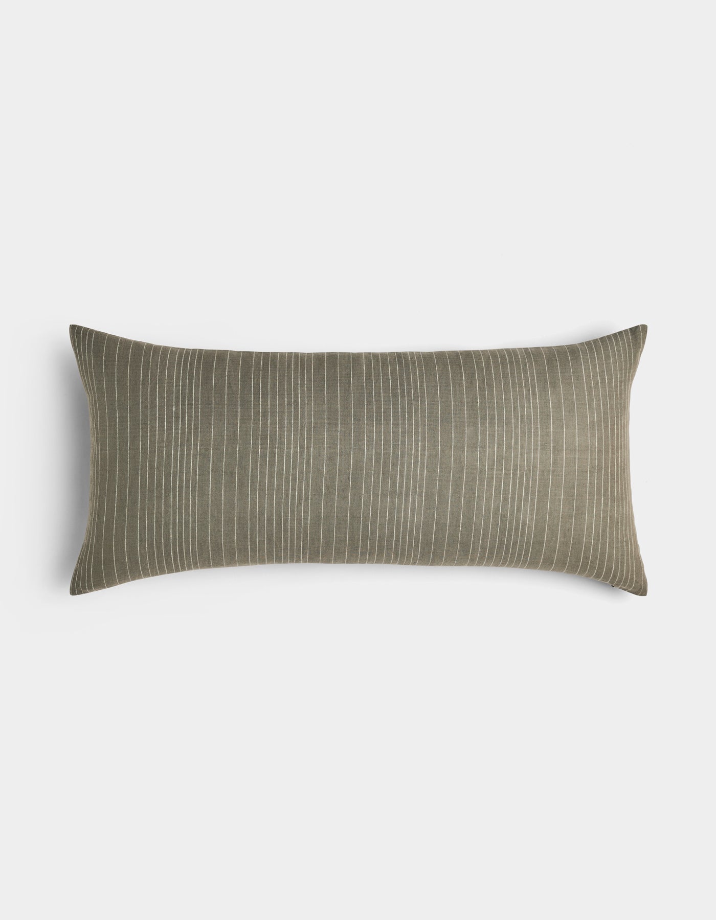 Striped Linen Throw Pillow
