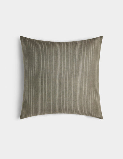 Striped Linen Throw Pillow