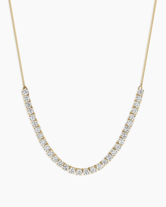 14K Lab Grown Diamond Tennis Row Necklace