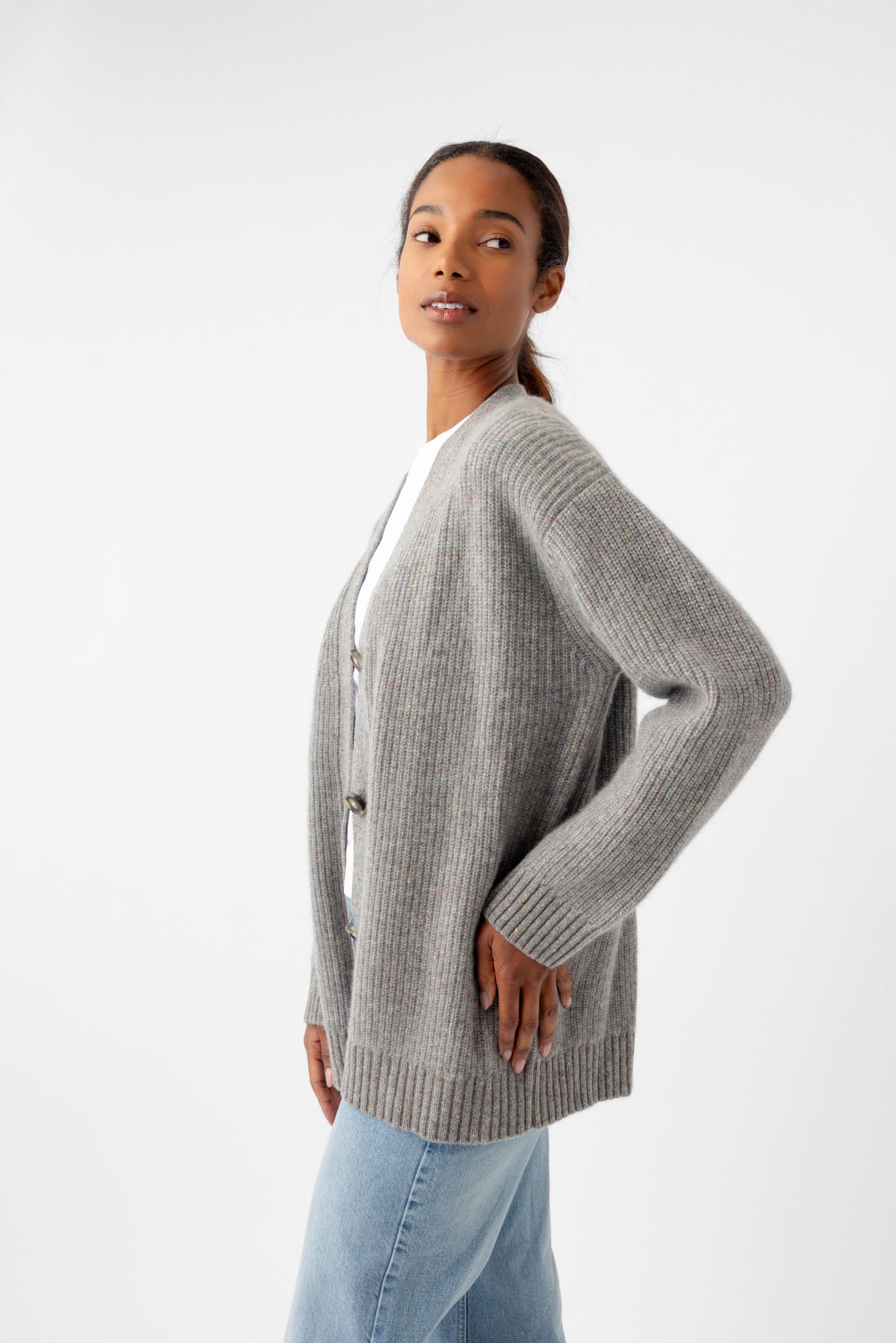 Oversized Sunday Cashmere Cardigan - Last Chance