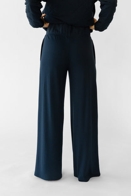 Women's Brushed Bamboo Wide Leg Pull-On Pant