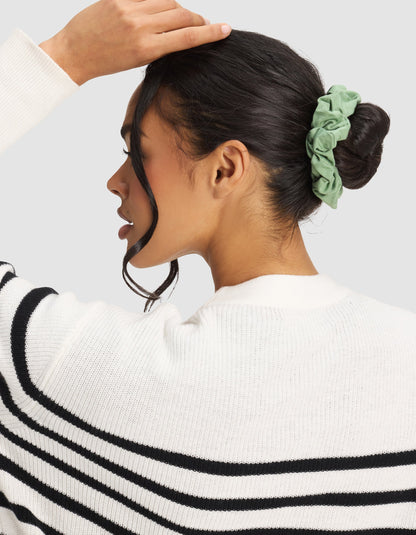 Bamboo Stretch-Knit Scrunchies