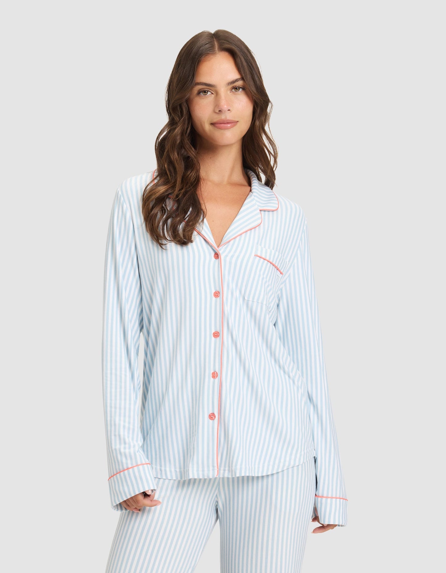 Women's Bamboo Stretch-Knit Long Sleeve Pajama Set - Last Chance