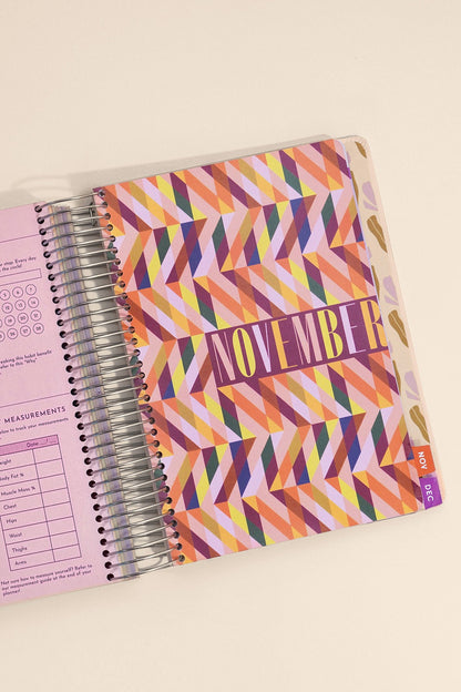 2026 Fit Planner + Stickers - Black Metallic