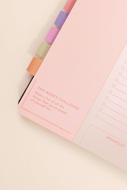 2026 Fit Planner + Stickers - Multicolor Floral