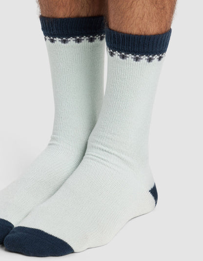 Mistletoe Plush Lounge Calf Sock - Last Chance