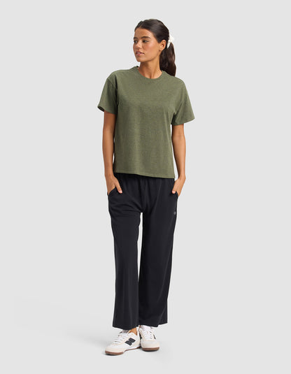 Women's Studio Cropped Wide Leg Pant