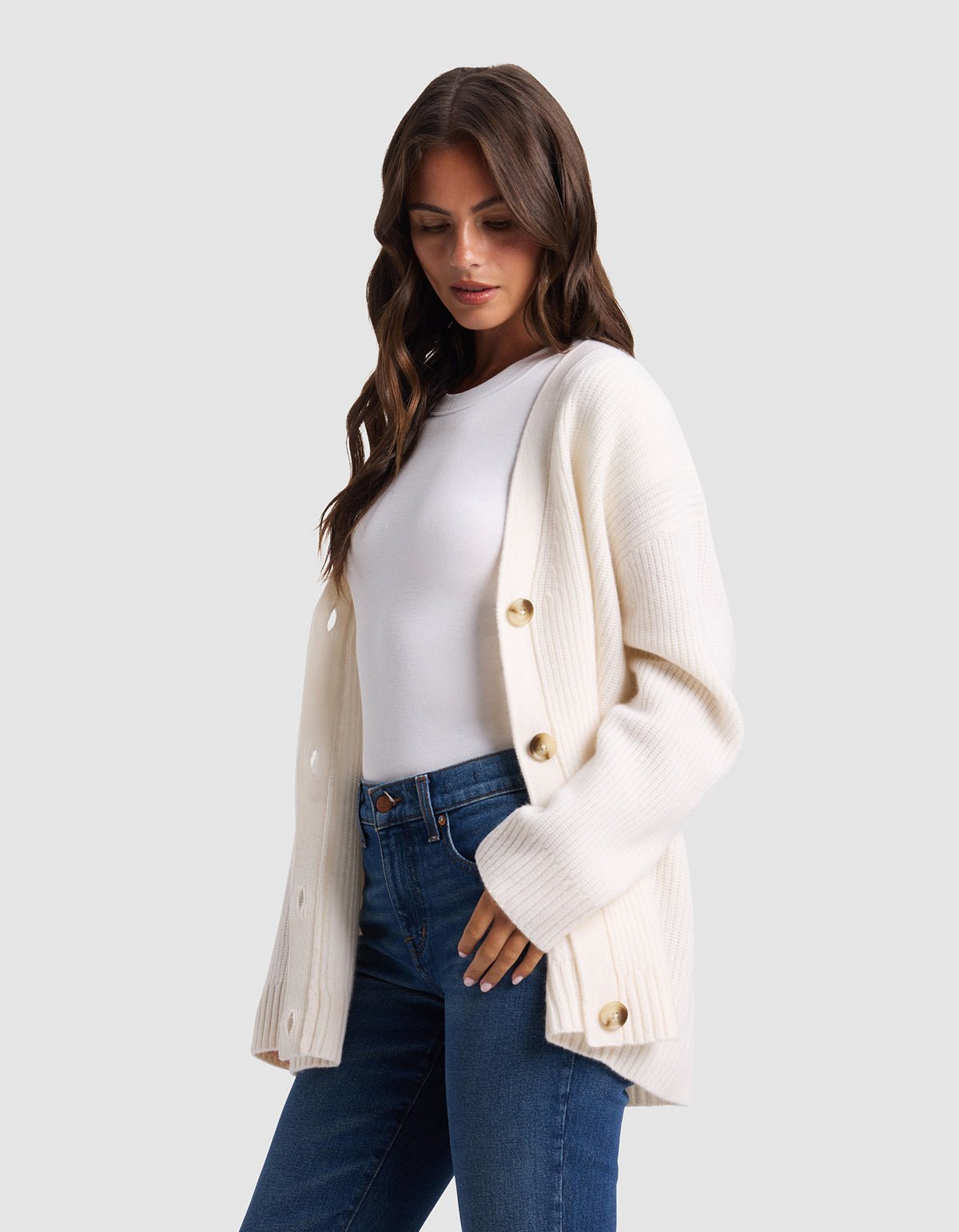Oversized Sunday Cashmere Cardigan - Last Chance