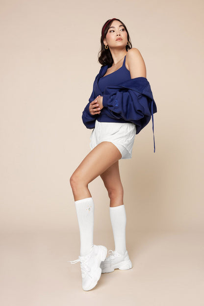 Zip Cloud Hoodie - Sapphire