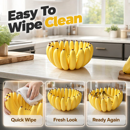 Creative Banana Shape Fruit Bowl